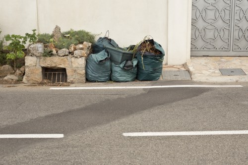 Professional garage clearance team at work in Clapham