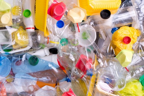 Professional waste clearance team at work in Clapham