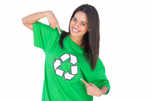 Professional waste removal team in action in Clapham